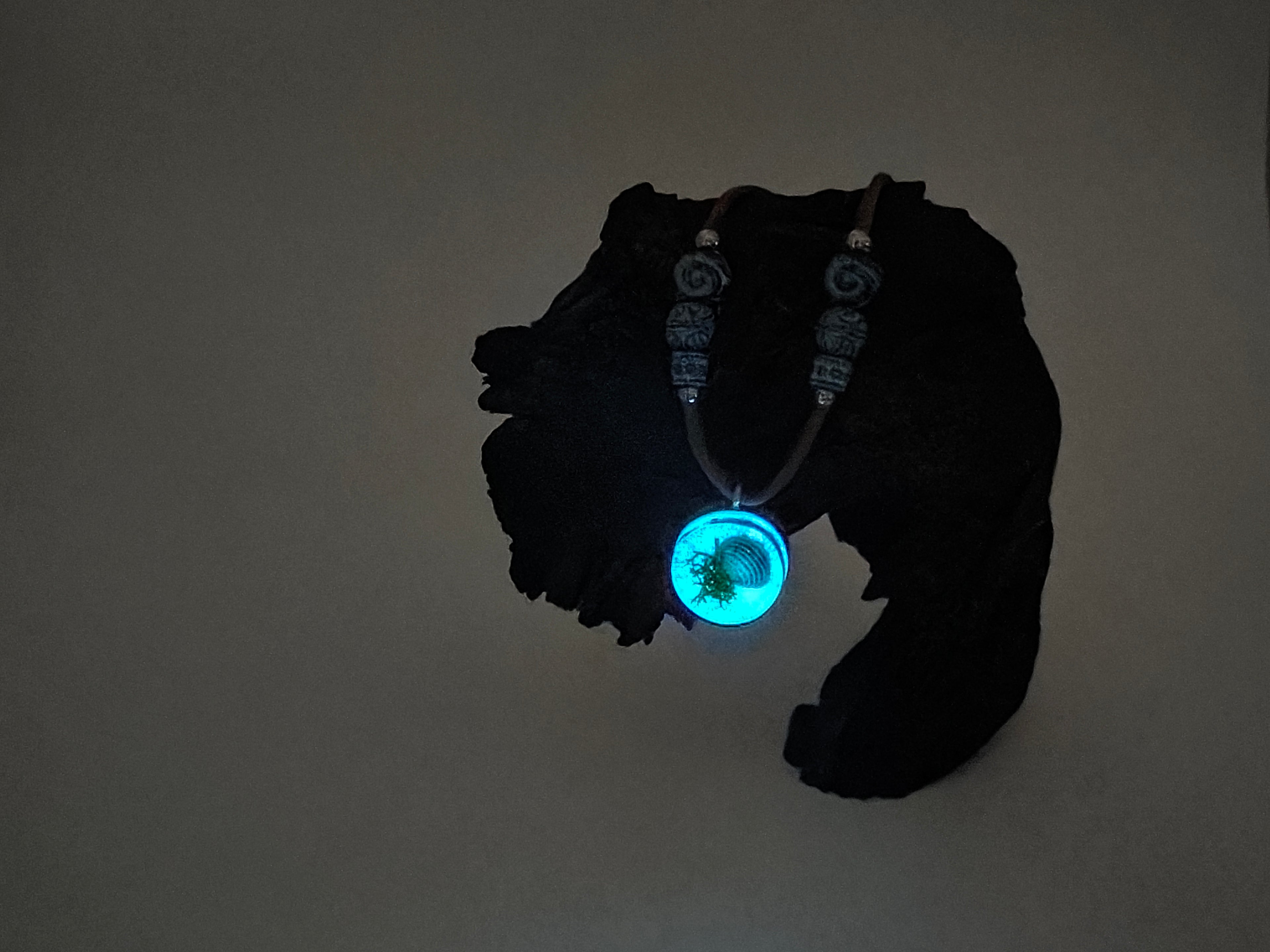 Unterwasser Szene | Glow-in-the-dark | Maserbirke & Epoxidharz