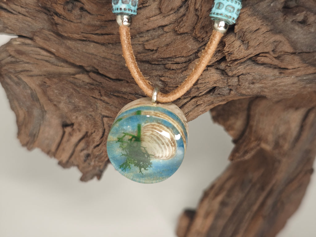 Unterwasser Szene | Glow-in-the-dark | Maserbirke & Epoxidharz